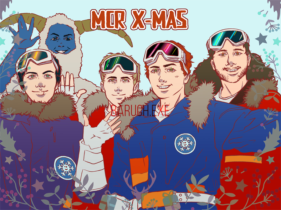 FerDicion's tweet photo. Merry Xmas everyone!! #mcr #MerryChristmas #illustration https://t.co/Sd74ggBLoW