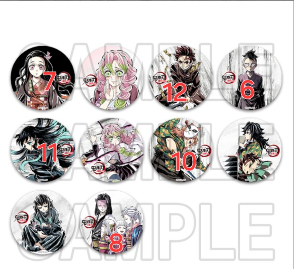 鬼滅の刃　全集中展　幕間画　缶バッジ　壱　弍　参　肆　伍　各10個　未開封50個 鬼滅の刃 全集中展 幕間画 缶バッジ 壱 弍 参 肆 伍 各10個 未開封50個