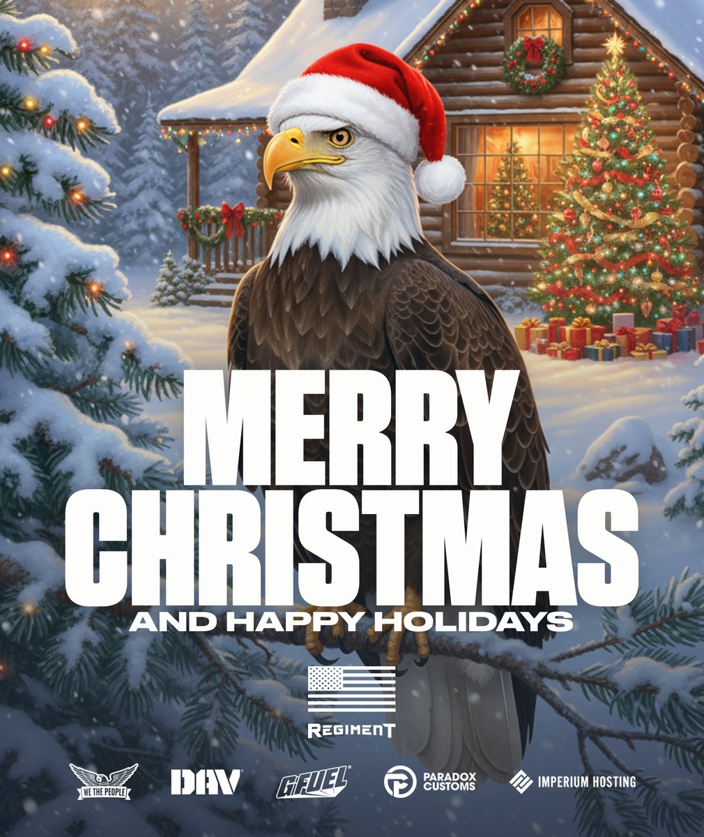 RegimentGG's tweet image. MERRY CHRISTMAS! 🎄

To our REGIMENT family—we are so thankful for you, and hope your day is filled with joy and great memories. 

Those who are deployed and can’t be with family—we are thinking of you. Thank you for your service! 🫡🇺🇸

#WeHaveYourSix | #MerryChristmas