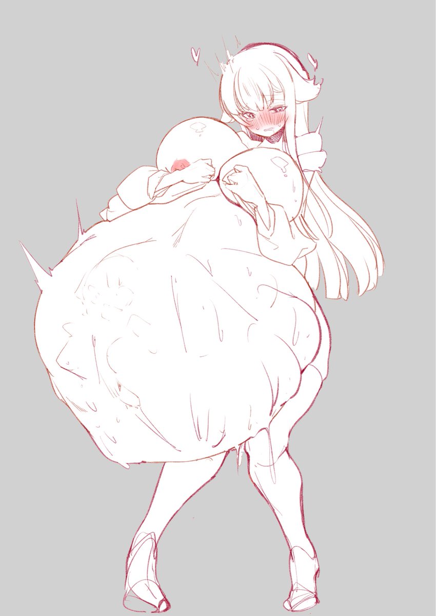 クリスマスにつまみ食いしたら服が閉まらなくなっちゃった雪乃ちゃん 