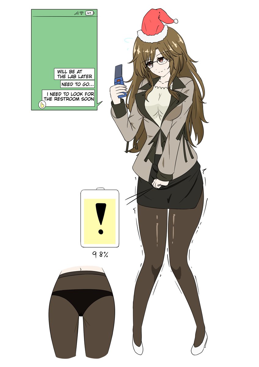 Memoire199's tweet photo. Got commissioned to draw Moeka Kiryu! She was so close to the toilet yet so far~ Thanks @iKebb_ for the commission! https://t.co/del14or0se