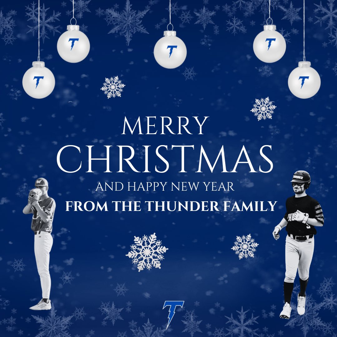 EChicagoThunder's tweet image. Happy Holidays from the East Chicago Thunder family! 

Looking forward to seeing everybody at Block Stadium in May ⚾️
