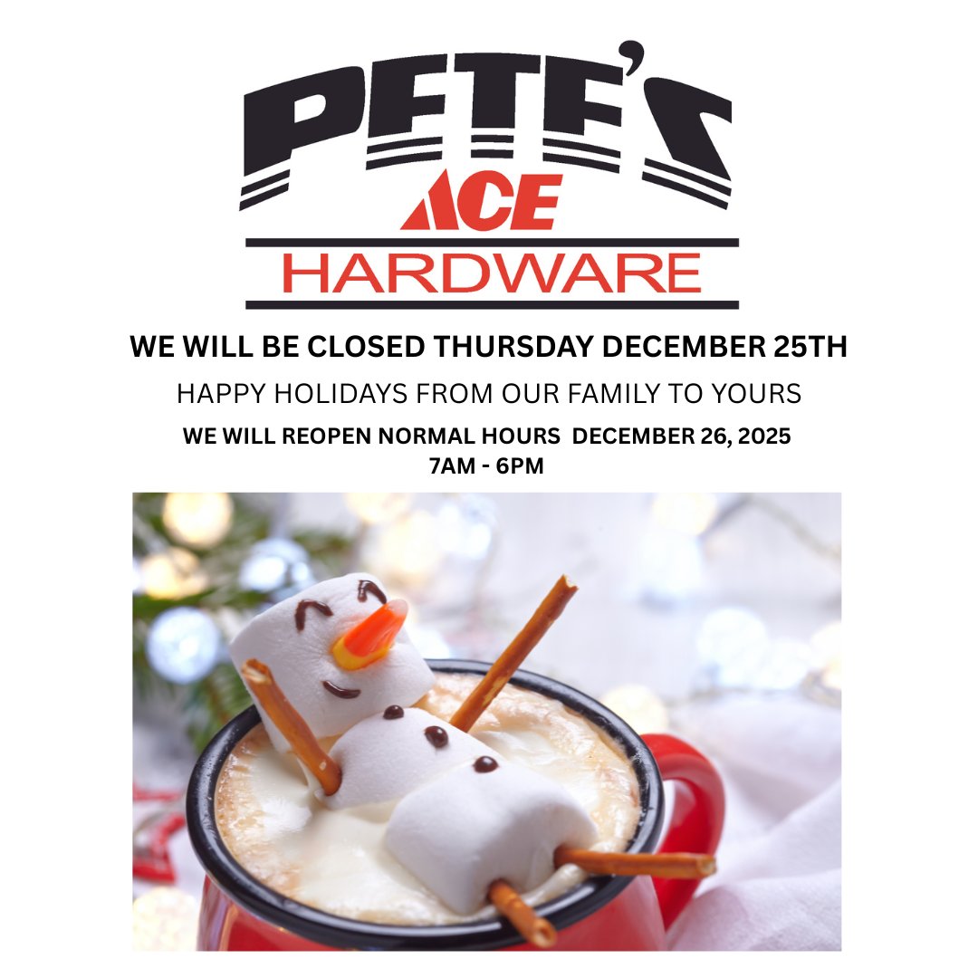 Pete's ACE Hardware (@peteshardware) on Twitter photo 