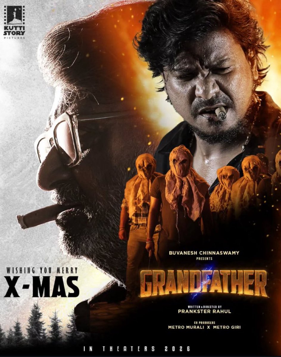Team #Grandfather wishes you all a Merry Christmas 🎄✨  
Warm wishes filled with joy, love, and festive cheer.  
See you soon with exciting updates! 🎬🔥