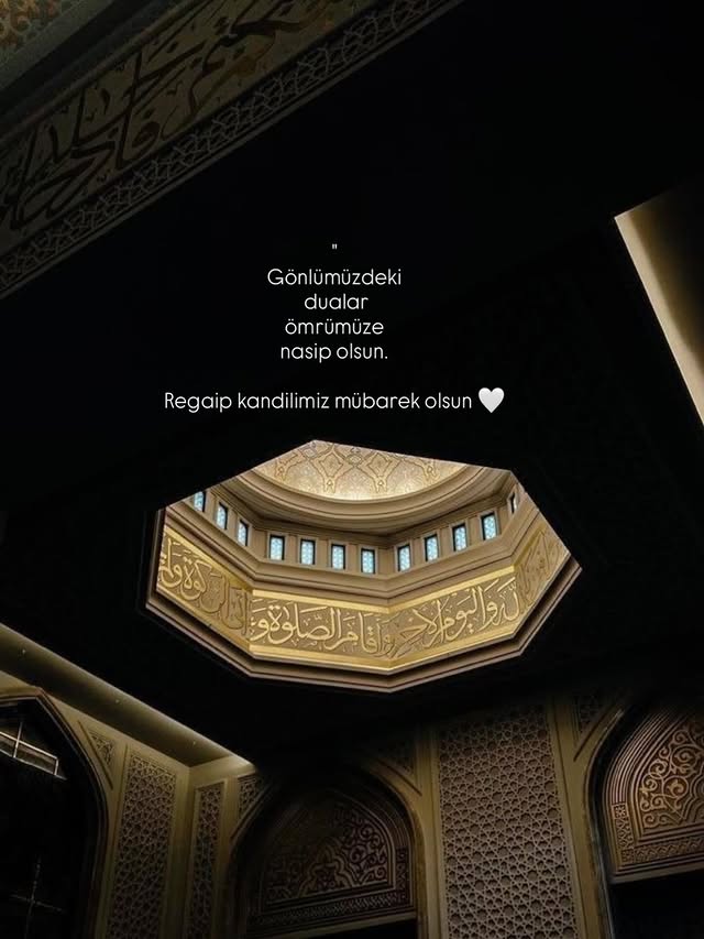 MuratAtik0's tweet photo. #RegaibKandili #RegaibKandilimizmuebarekolsun https://t.co/t6namYBjCs