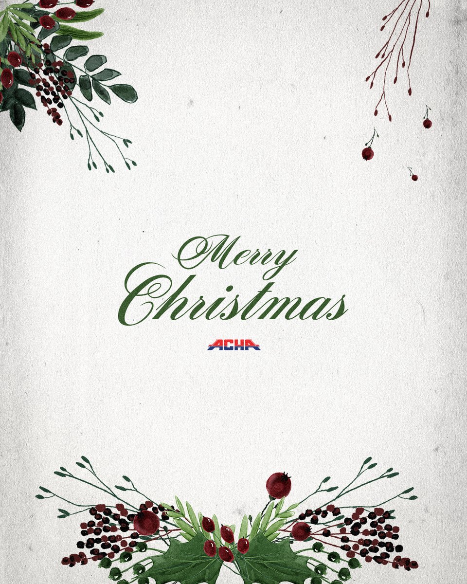 𝐌𝐞𝐫𝐫𝐲 𝐂𝐡𝐫𝐢𝐬𝐭𝐦𝐚𝐬! 🎄

#ACHAHockey