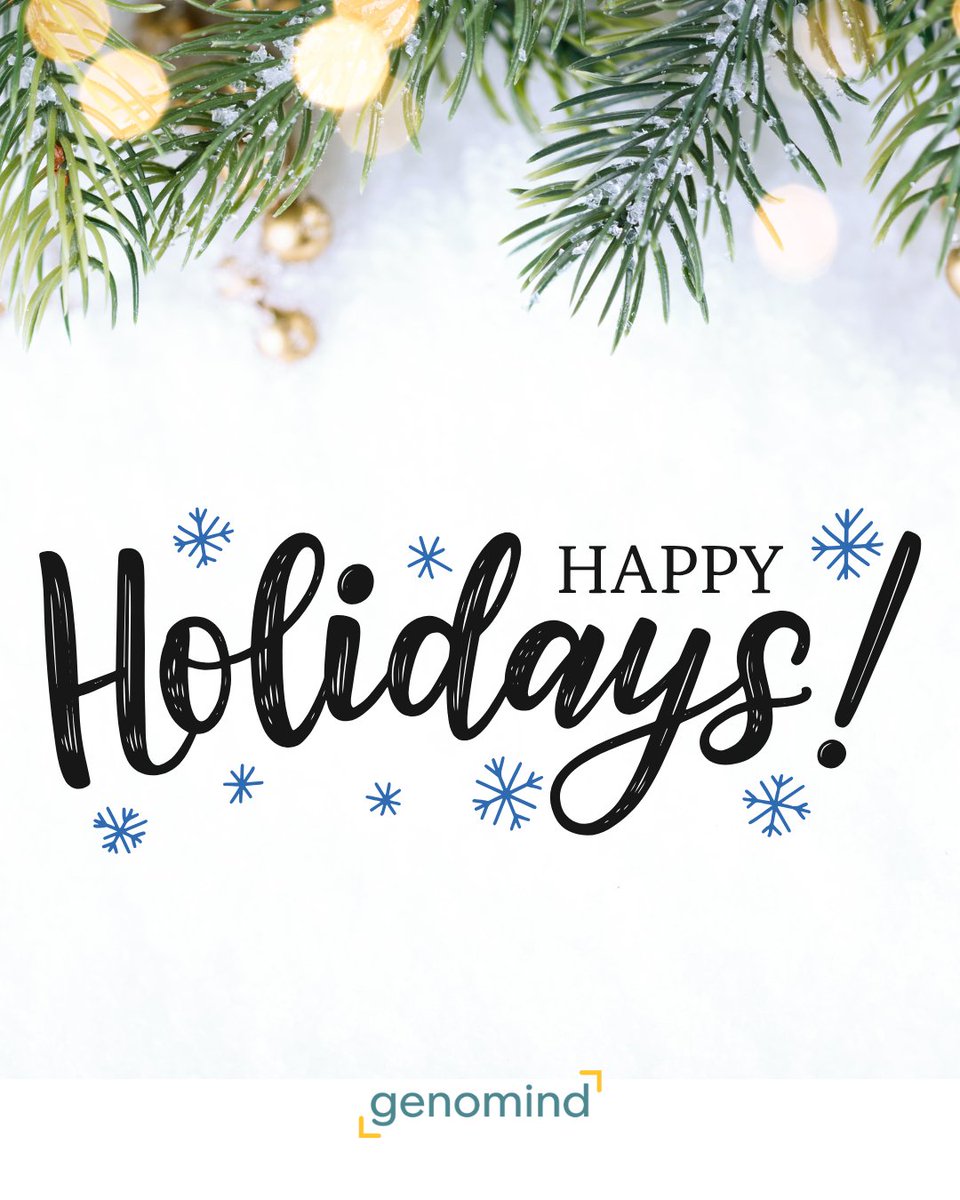 Merry Christmas and Happy Holidays to you and your family from Genomind!

#holidays2026 #Christmas2026 #merrychristmas #happyholidays