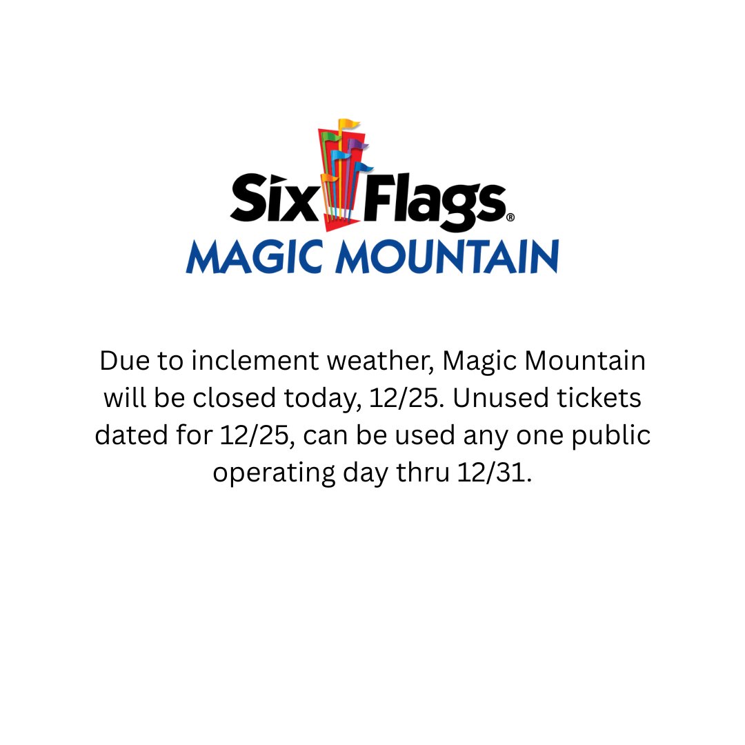 Six Flags Magic Mountain tweet media
