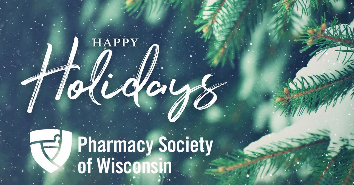 PSWpharmacists's tweet photo. ✨Happy Holidays from PSW! ✨
Wishing you a season filled with peace, joy, and well-deserved rest. Thank you for all you do for patients and communities across Wisconsin—here’s to a bright New Year ahead. 💚
#OneVoiceOneVision #WisconsinPharmacy https://t.co/Chj2MoIryx
