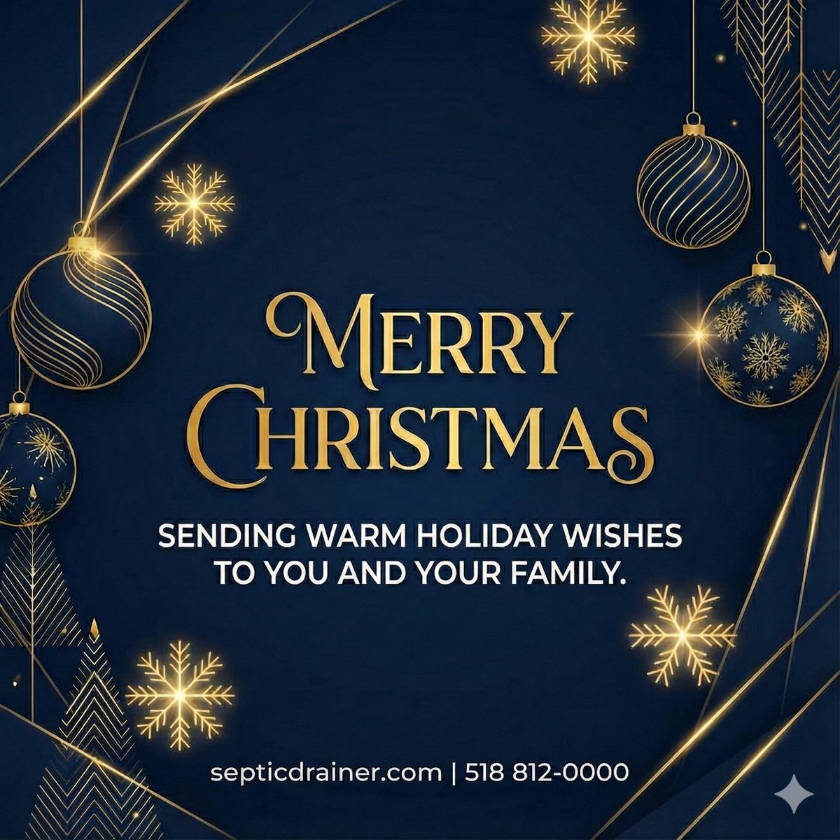 Merry Christmas from all of us at Septic Drainer 🎄 Wishing you and your loved ones a season filled with peace, joy, and warm holiday moments. Thank you for being part of our journey this year!

Visit us: septicdrainer.com

#MerryChristmas