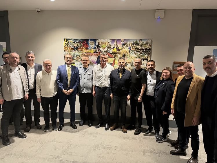 Rüştü Reçber ve Tuncay Şanlı, Başkanımız Sadettin Saran’a geçmiş olsun ziyaretinde bulundu