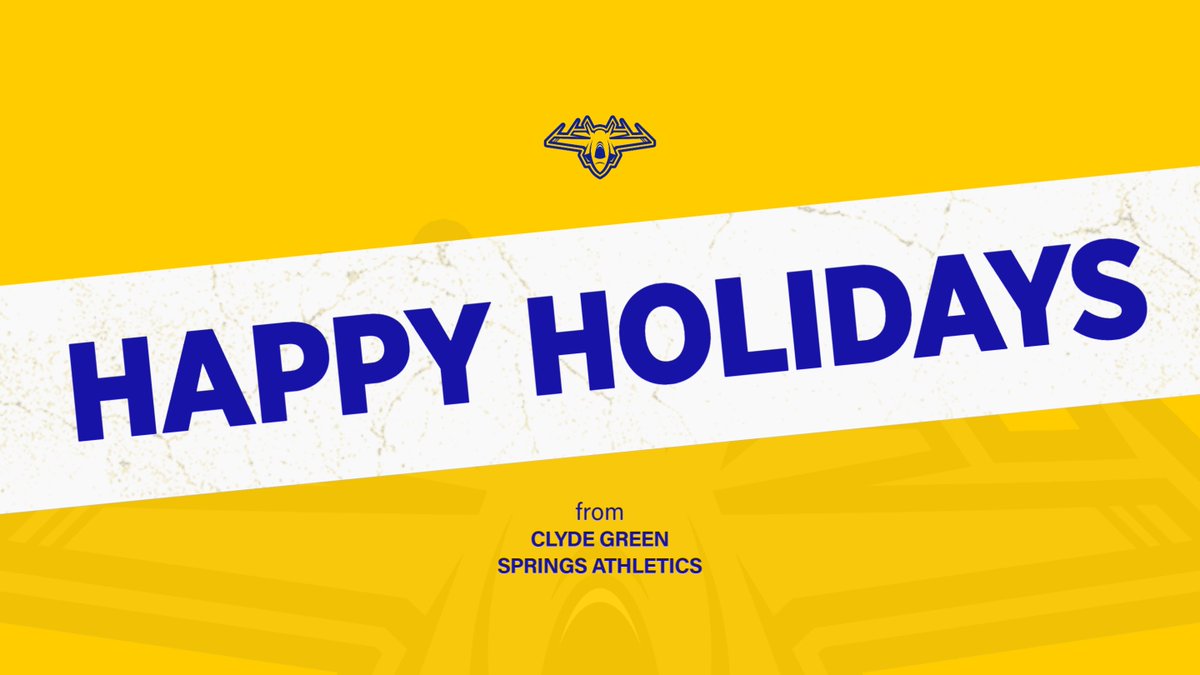 FlierFootball's tweet image. Happy Holidays from Clyde-Green Springs Schools!