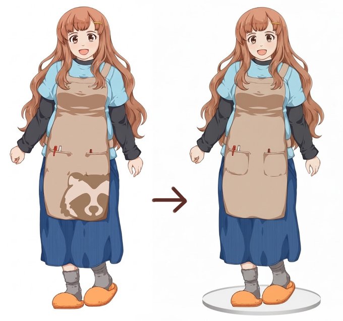 自分のキャラでGeminiの性能を試してみてたけど、proモードがデータ量上限になった後、高速モードで「フィギュア風」にしてもらったらこうなってちょっと笑ってしまった。頭いいなお前… 