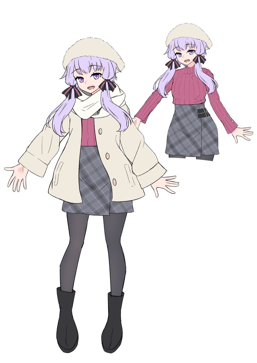 なのそんクリスマス企画お疲れ様でした!!!!

こちらクイズで使用していただいた冬コーデゆかりさんのカラーラフでございます!!

1枚目 千尋さんコーデ(#chihiro_ishi)
2枚目 センター分けさんコーデ(#cenwake)

#結月ゆかり 