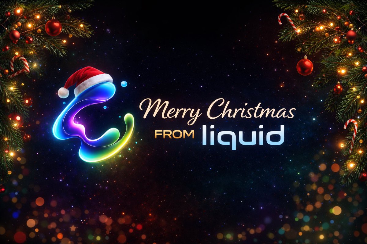 Merry Christmas to our $liquid family. 🎄

As we continue to dream, grow, and build to reach our goals, we’re beyond grateful to have each and every one of you here so early.

The flywheel grows stronger.