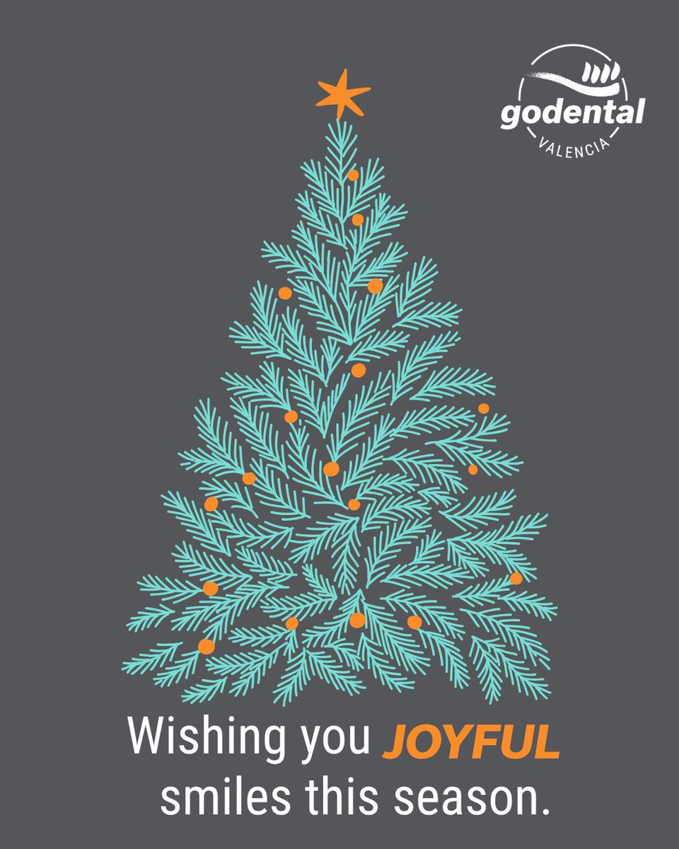 GoDentalSmiles's tweet image. 𝑯𝒂𝒑𝒑𝒚 𝒉𝒐𝒍𝒊𝒅𝒂𝒚𝒔 from the team at Go Dental! 🎄

Thank you for allowing us to care for your smiles. We wish you peace, joy and good health this holiday season. ❄️✨

#HappyHolidays #GoDental #SantaClaritaValley #ValenciaDentist