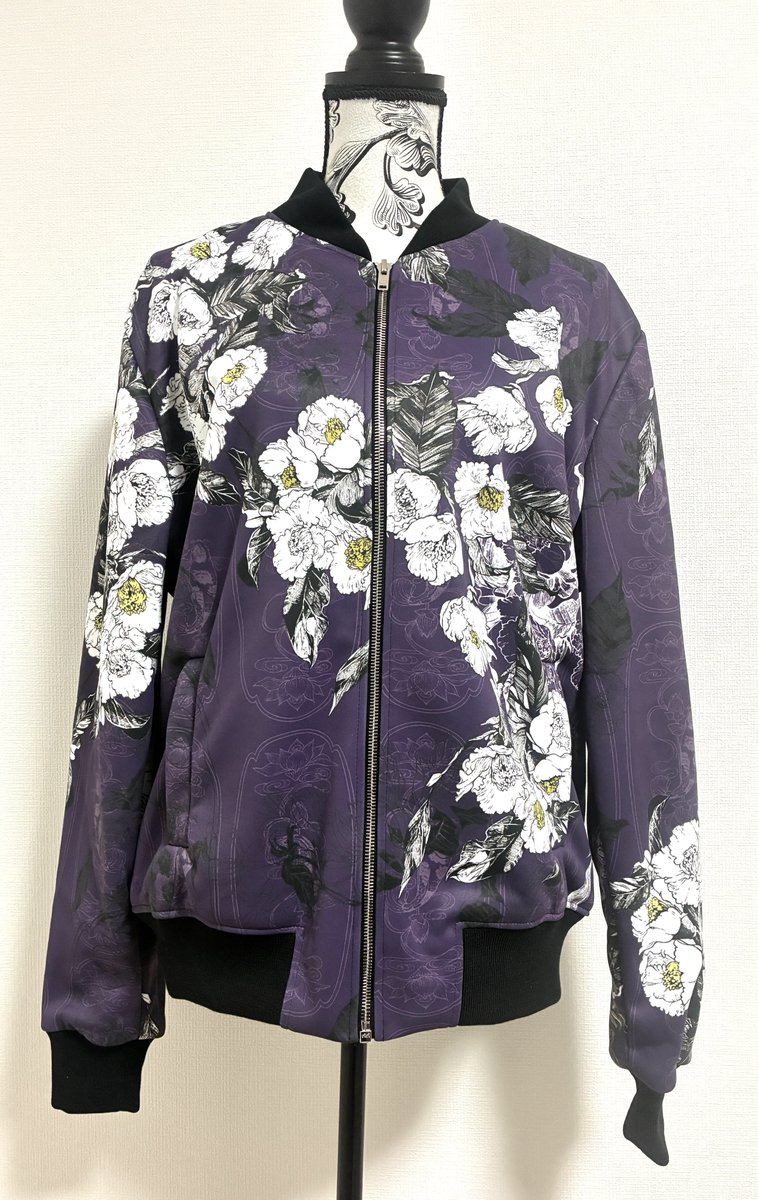 「沙羅双樹ブルゾンpurple こちら高貴な美しいむらさきに仕上がりました!良かっ」|武田 錦のイラスト