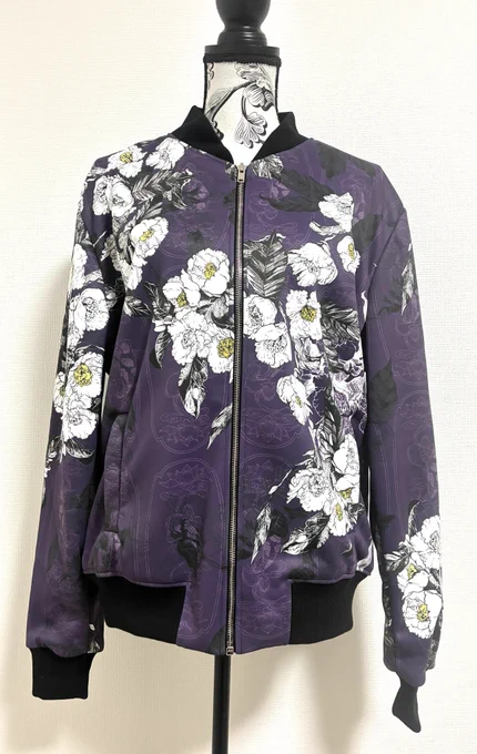 沙羅双樹ブルゾンpurple こちら高貴な美しいむらさきに仕上がりました!良かった………