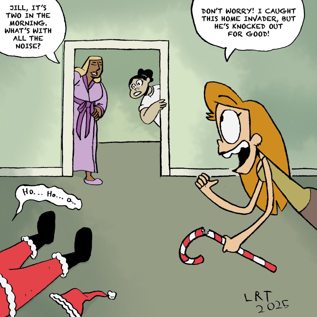 Happy Holidays Everyone!!! 😁

Here’s an illustration for the upcoming animated series Queens of Wydloc.

#QueensofWydloc #trans #cartoon #illustration #holiday #HolidaySeason #drawing #comic