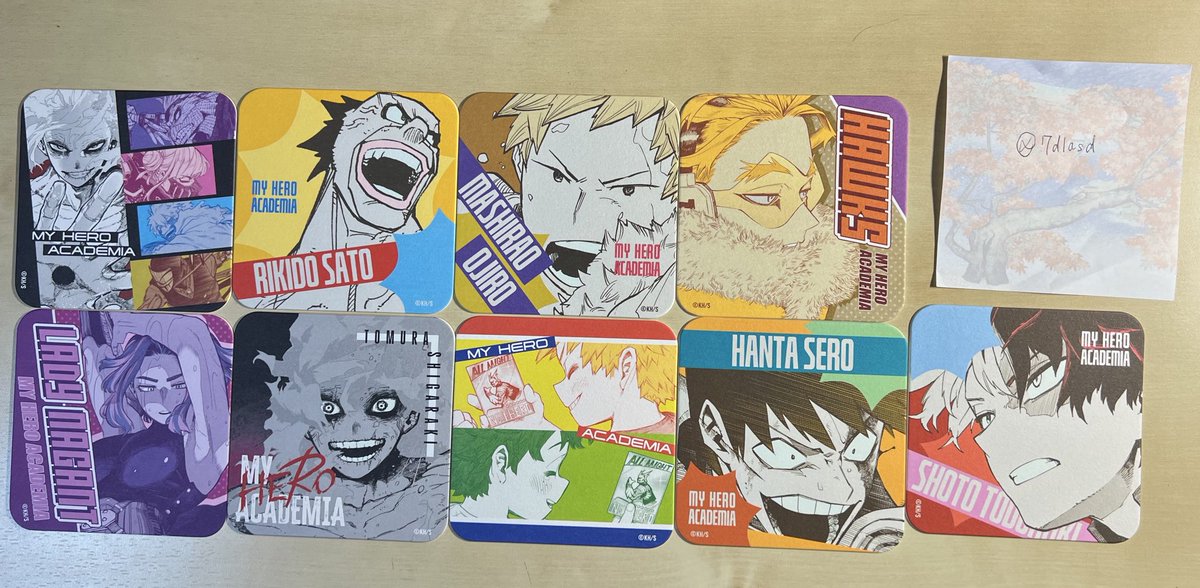 アートコースター　ホークス 僕のヒーローアカデミア アートコースター ホークス - メルカリ