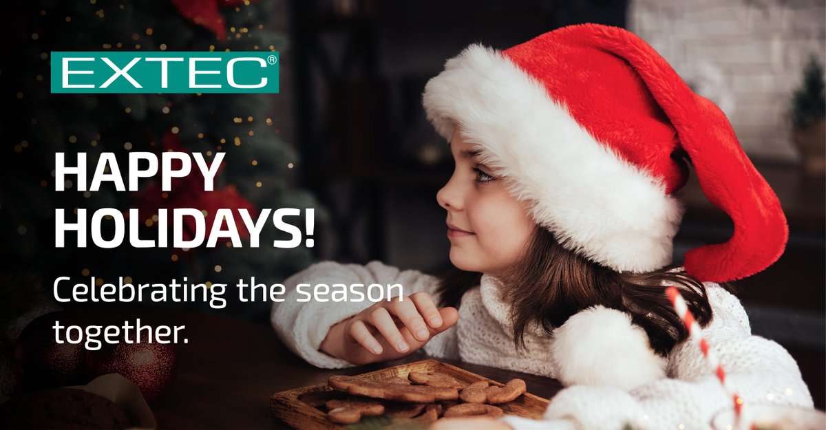 ExtecCorp's tweet image. Happy Holidays! Thank you to our customers and partners for your trust and support this year. We’re proud to provide the precision tools and materials you rely on. 

Wishing you a season of joy, warmth, and time with those who matter most.

#Extec #Composites #HappyHolidays
