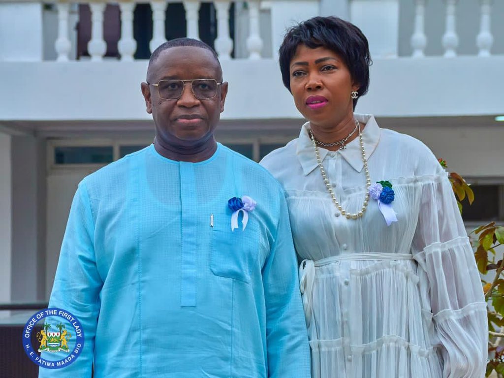 First Lady Fatima Maada Bio tweet media