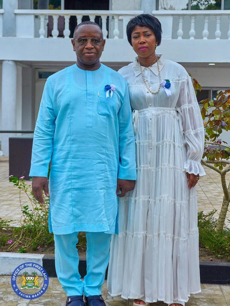 First Lady Fatima Maada Bio tweet media