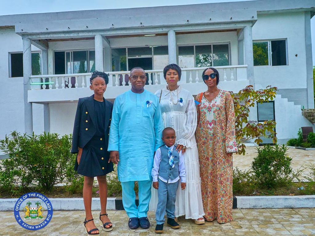 First Lady Fatima Maada Bio tweet media