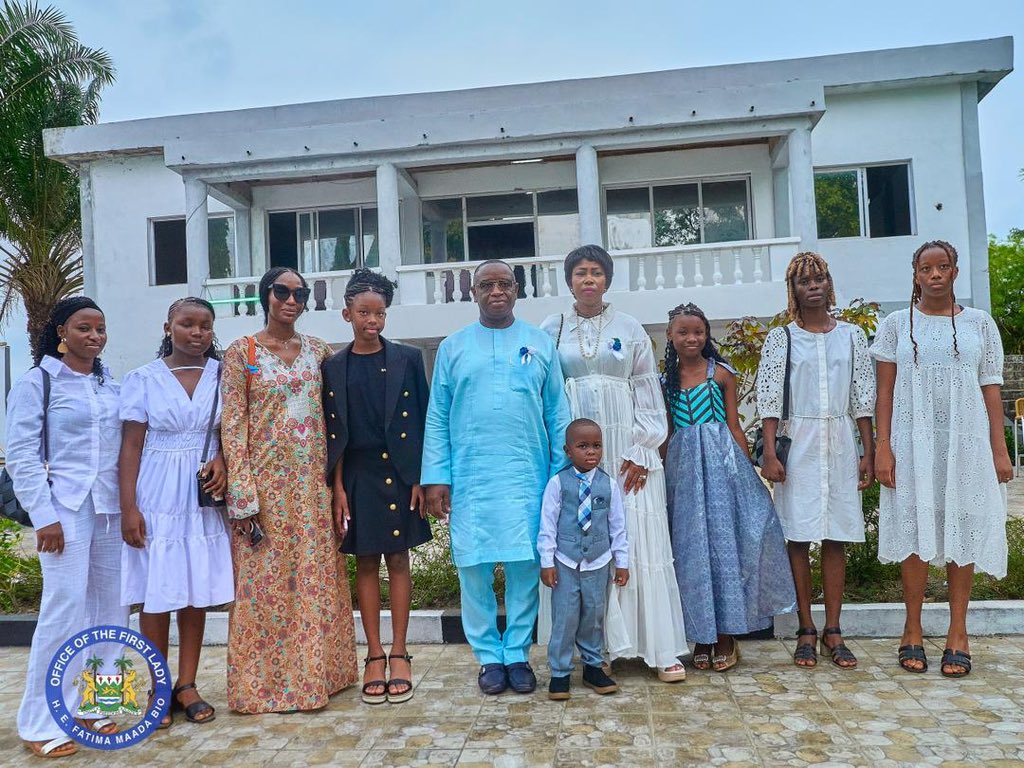 First Lady Fatima Maada Bio tweet media