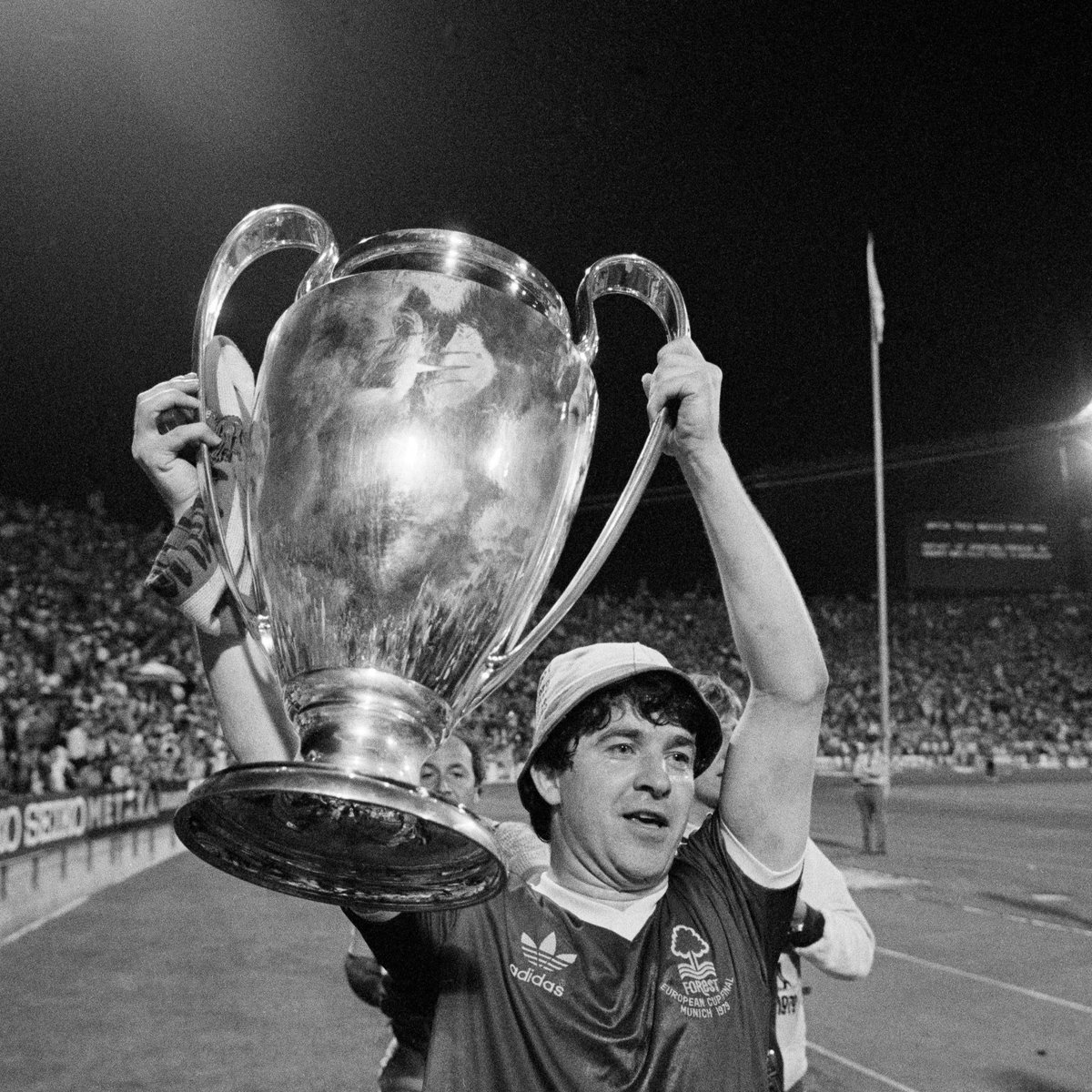 UEFA's tweet image. On behalf of the European football community, we are saddened by the passing of former Scotland and Nottingham Forest winger John Robertson.

Robertson scored the only goal in the 1980 European Cup final, having assisted the winner in the 1979 final.

Our thoughts are with his…