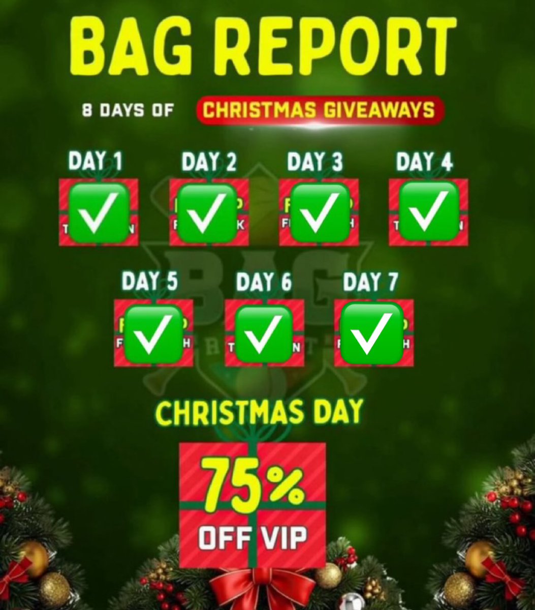 THE ULTIMATE CHRISTMAS GIVEAWAY IS HERE 🎄

Day 8: 75% OFF Premium &amp; $100 to one lucky follower 🤑🚨

$35 ❌ $9.00 ✅

❤️♻️ and use the link below to qualify!

Tag a friend in the comments so they see this, and maybe you’ll have a better chance of ending up on the nice list 😉