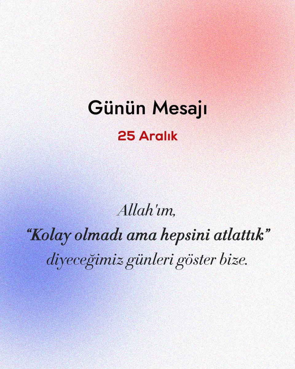 Günün Mesajı (@gune1mesaj) on Twitter photo 