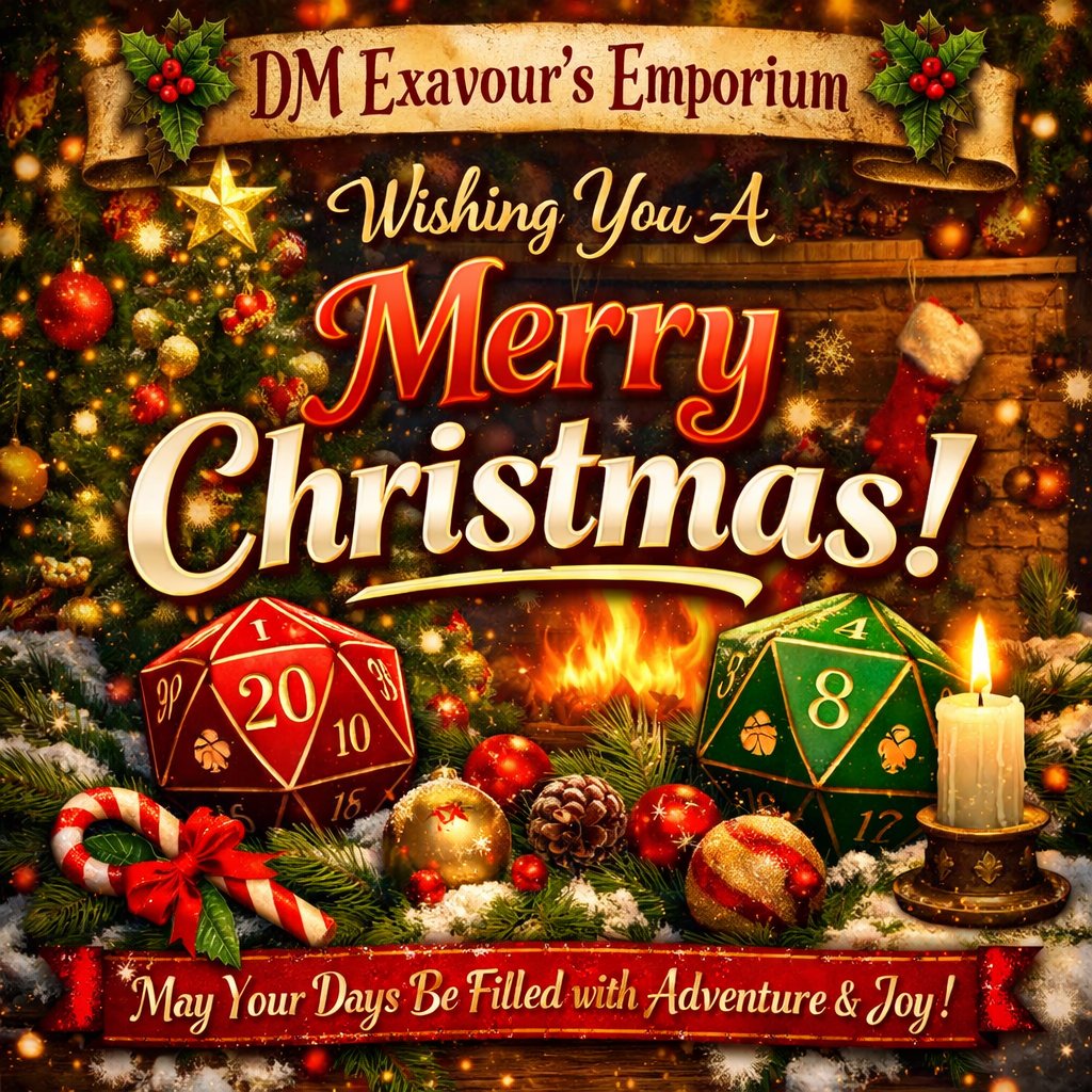 DMExavour's tweet image. From our family to yours, we wish you all a very Merry Christmas!

etsy.com/shop/DMExavour…