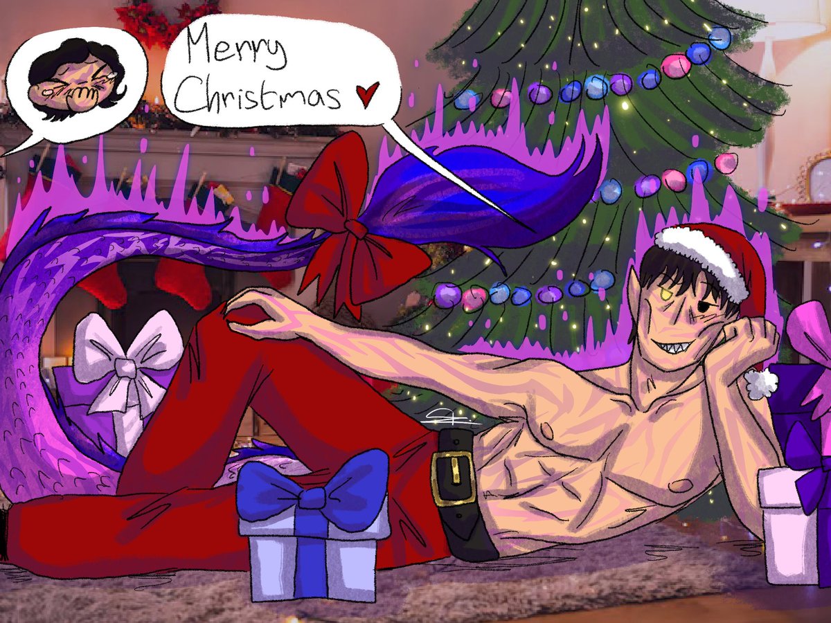 Ssun_404's tweet photo. merry Christmas! :D
I needed to do something corny so bad bc I think he would go from the grinch being like ‘what a stupid tradition making humans happy’ to ‘wait but it means I can make Gi-hun happy-’

#inhun #457ship #001x456 #gwihun #gwima https://t.co/yYxKP8rrhF