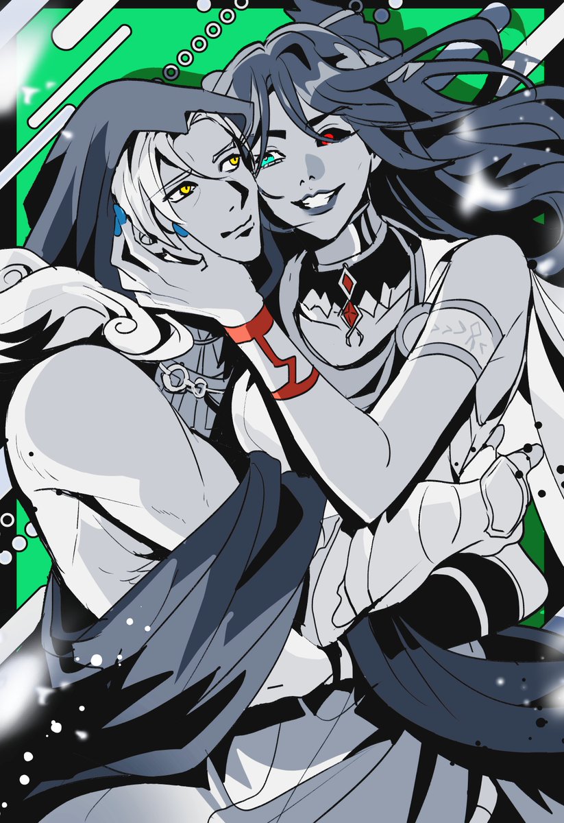 🎀🎄A Very Merry Christmas, from The Underworld's Elder Princess and Peaceful Death 💜❤️

🎨: kim_komi_ak (crepe)
#yumetwt #yumeship #GildedButterfly