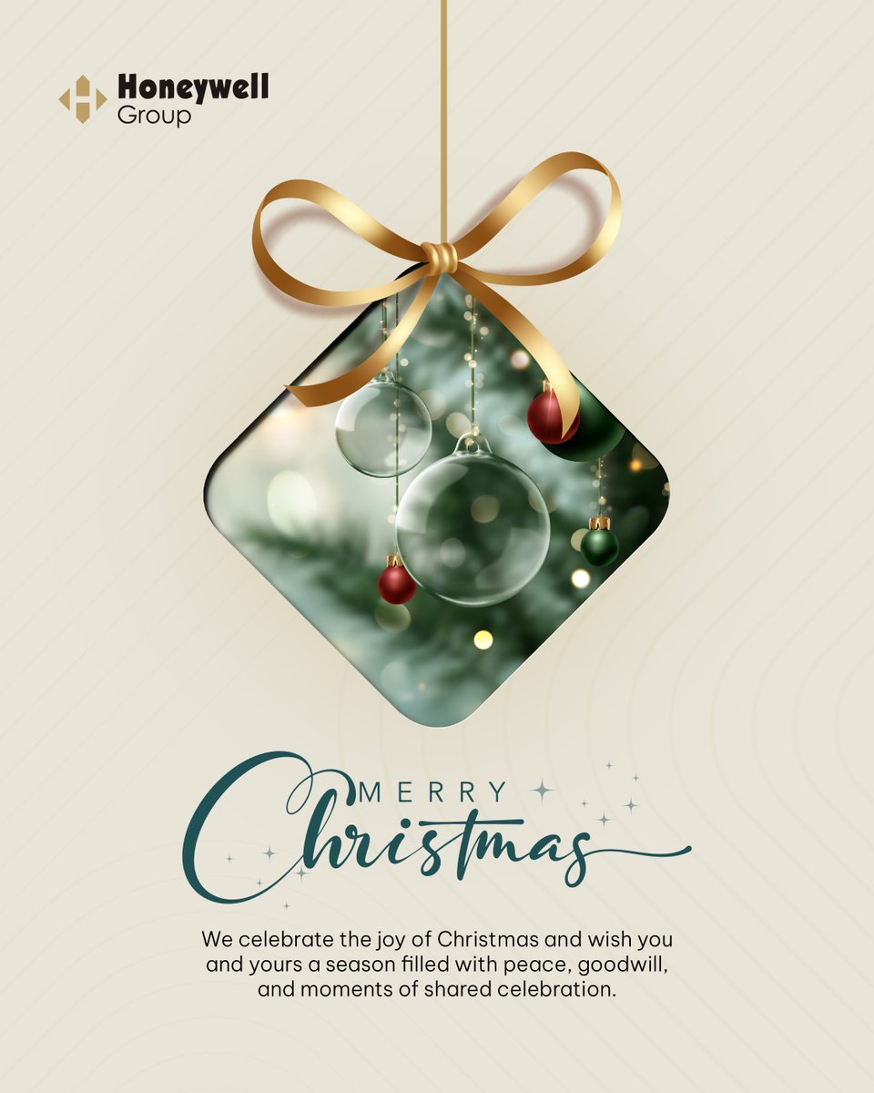 Merry Christmas from all of us at <a href="/TheHoneywellGrp/">Honeywell Group</a> 

#SeasonGreetings