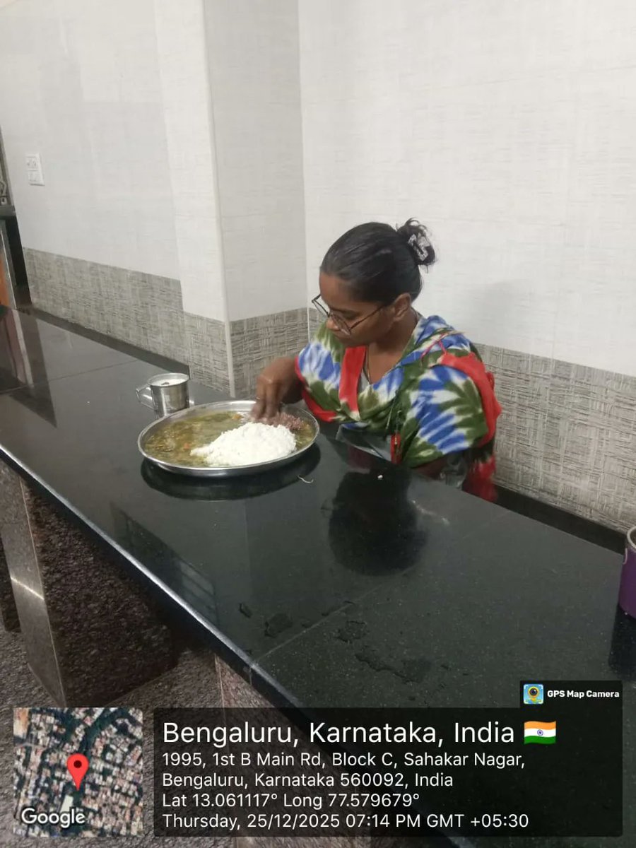 Dinner at Dr BR AMBEDKAR govt post METRIC girls hostel kodugehalli Bangalore North  #SocialAudit_SWDMeals #SocialWelfare_Karnataka
