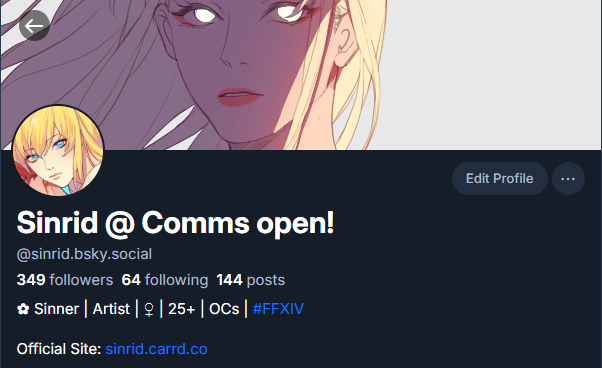 Sinrid 🔥 Comms Open tweet media