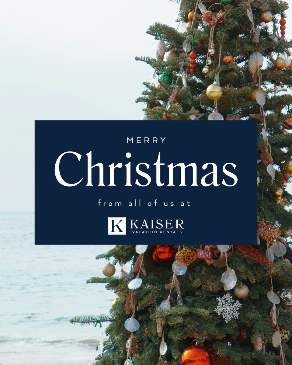 Merry Christmas from all of us at Kaiser Vacation Rentals! 🎄✨ Wishing you joy, laughter, and cozy holiday memories.

#christmas #happyholidays