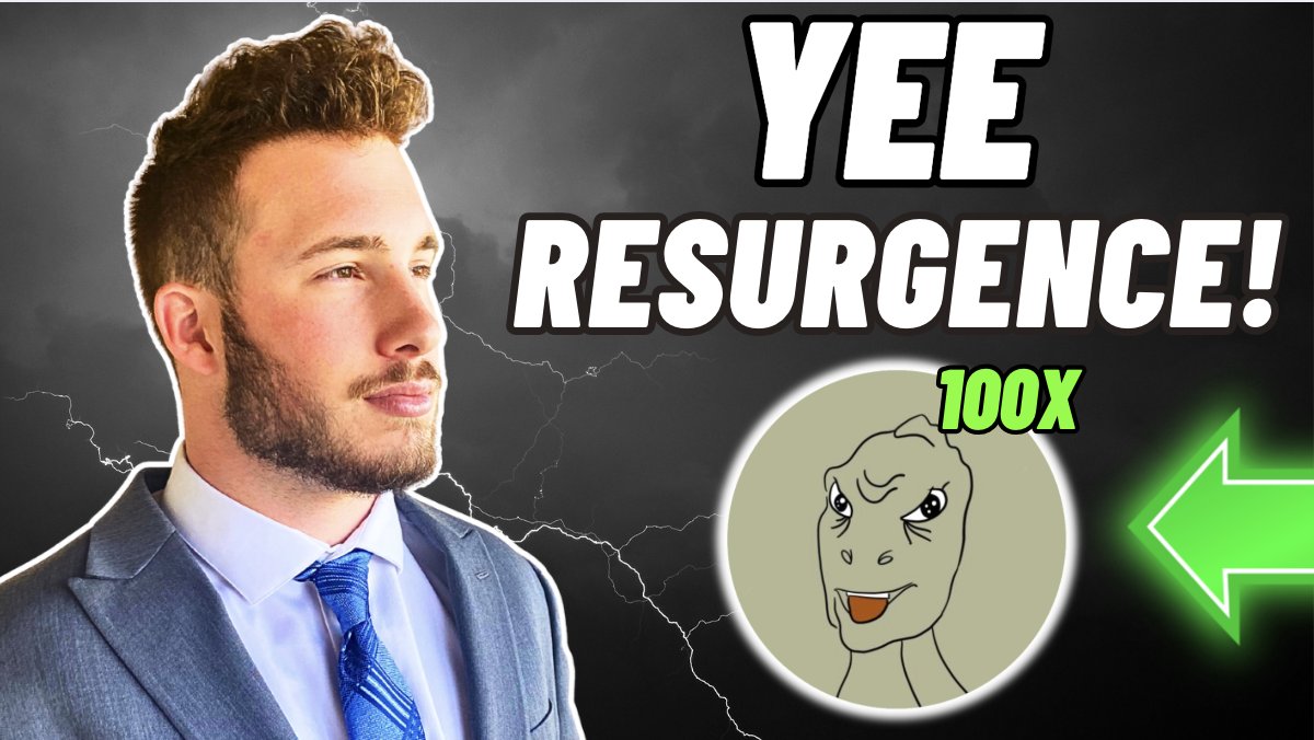 $YEE <a href="/YeeErc20/">YeeToken 🦖</a> : The Breakout Continues!!🚀

Top-Tier #Memecoin Narrative!!🔥

YouTube Video: youtu.be/faj8XkiLqLY?si…

#Crypto #Altcoins #Bitcoin #Ethereum #Binance $BTC $ETH $PEPE $DOGE $SPX #GOLD