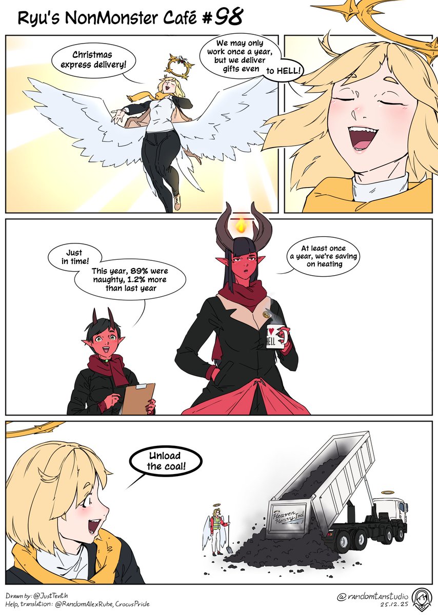 Christmas express delivery! ✨

Also, you can find a special alt version on our Ptreon!