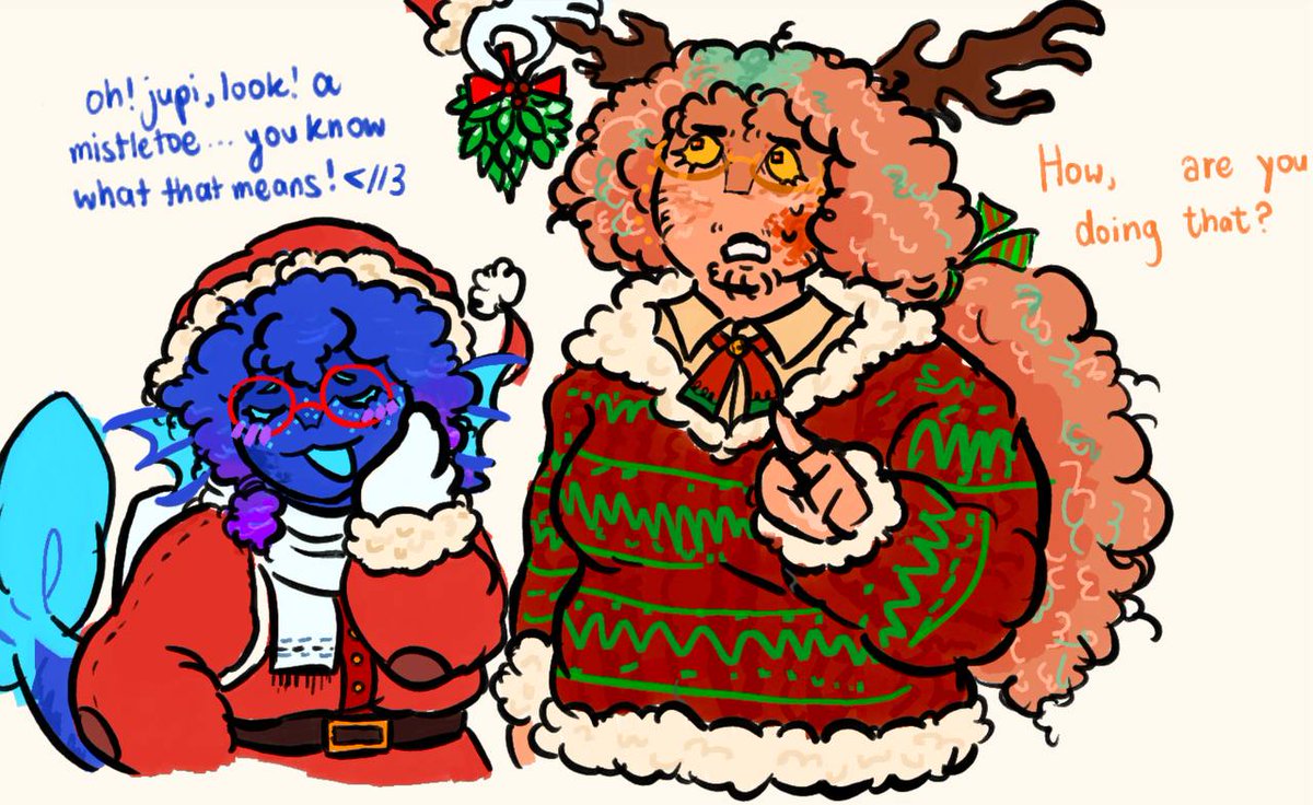 merry kissmas guys from parody jupitune 💗