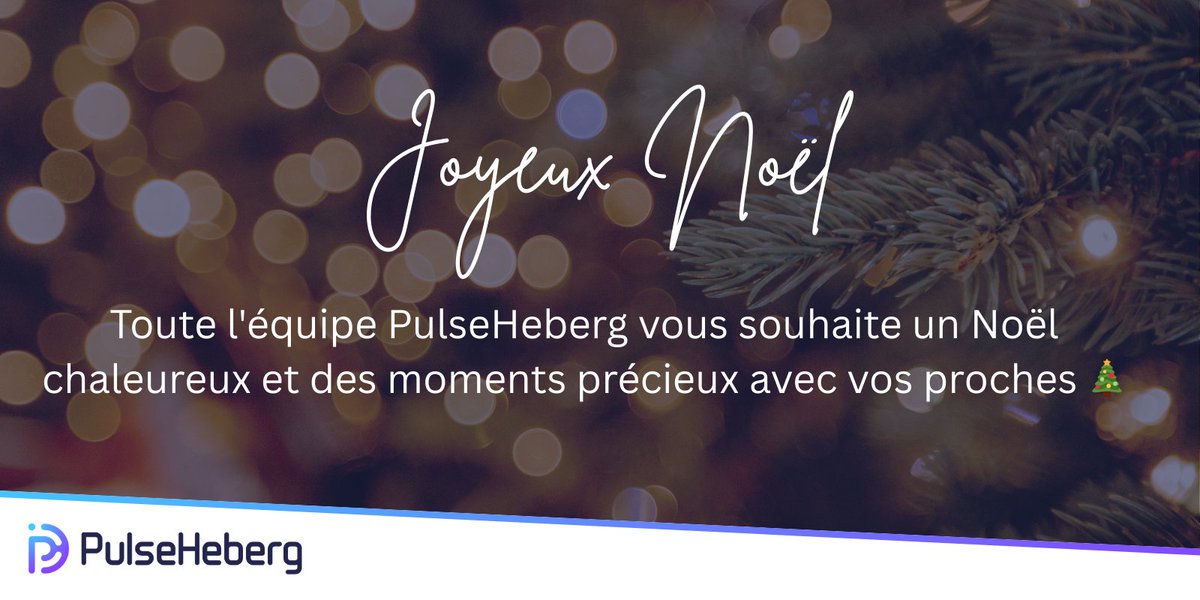 pulseheberg's tweet image. 🎄 Joyeux Noël à tous !

Merci pour votre confiance tout au long de cette année, profitez bien de ces fêtes de fin d'année 🎅✨