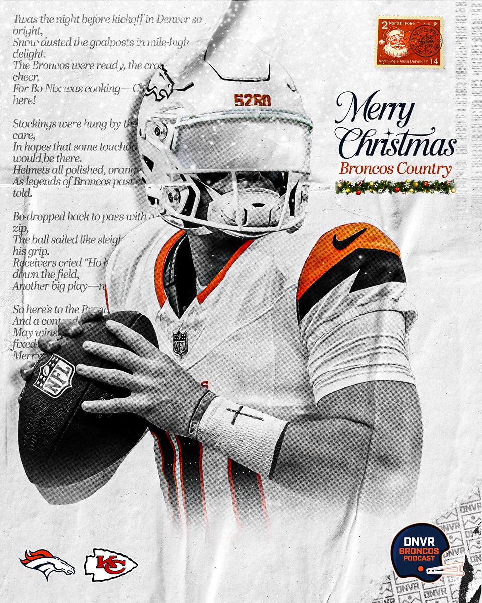 DNVR_Broncos's tweet image. Merry Christmas and GO BRONCOS 🎄