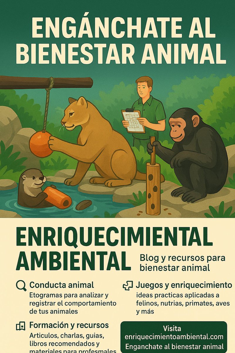 elnecrocomicon's tweet photo. Qué es enriquecimiento ambiental https://t.co/y6FI6JEPji a través de @JuancaATV https://t.co/6B5HWP8Kgx