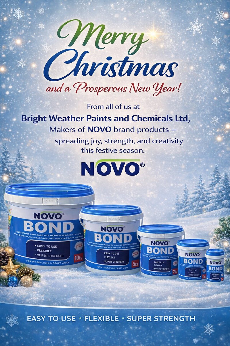 bw_paints's tweet photo. 🎄✨ Sending you and your amazing family warmest Christmas wishes filled with love, joy, and togetherness. May this festive season bring you all countless blessings and unforgettable moments. Merry Christmas to you and your loved ones! 🎅🎁❤️. ...from all of us at Novo Bond https://t.co/uhmPsKj9Lm