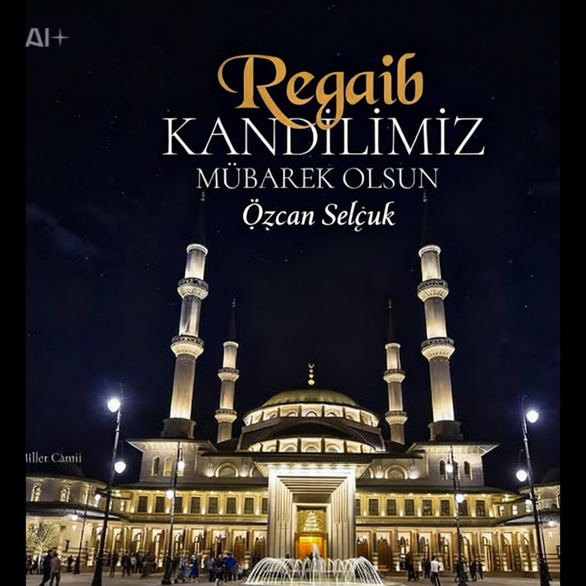 Regaip Kandili, kalbin yönünü yeniden tayin ettiği, insanın durup tefekkür ettiği müstesna bir gecedir.

Bu mübarek gecenin niyetlerimizi arındırmasına, dualarımıza bereket katmasına ve milletimize huzur ile hayır getirmesine vesile olmasını diliyorum.

Regaip Kandilimiz mübarek