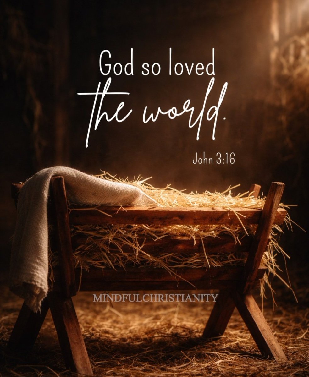 GM!☀️ May God fill you with His grace and joy! 
Merry CHRISTmas!✝️🎄