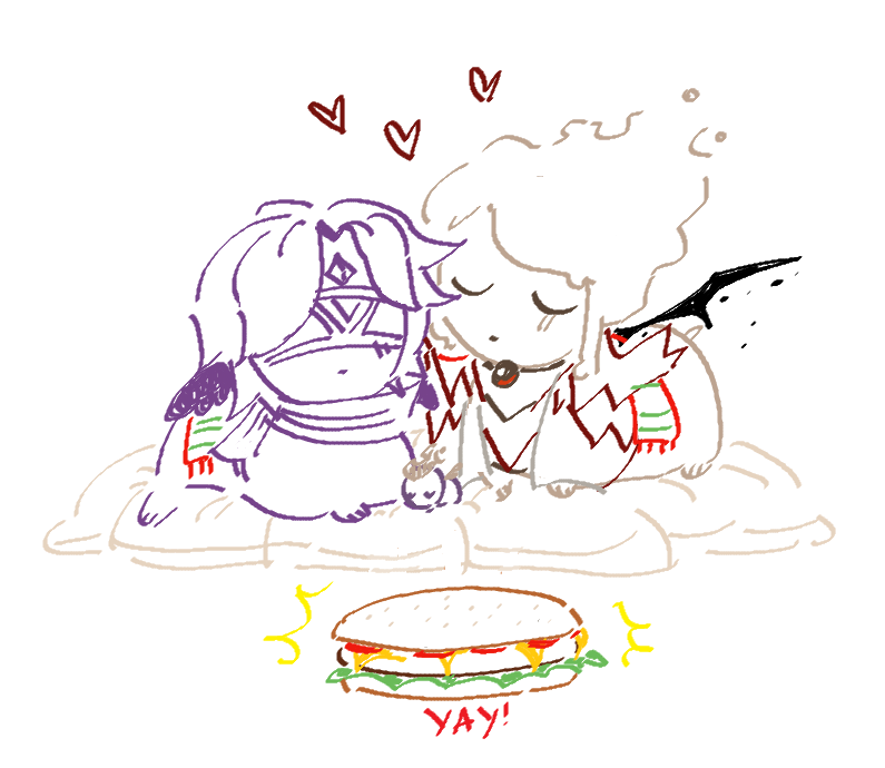everyone deserve love, gifts, warmth and a giant cheezborgar... #cookierun #firewind #firespiritcookie #windarchercookie
