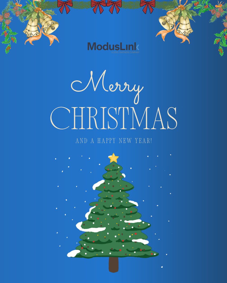 Season’s greetings from all of us at ModusLink 🎄

Thank you to our clients, partners, and colleagues around the world for your collaboration, teamwork, and the trust you place in us year after year.

Wishing you a wonderful Christmas and a prosperous New Year! ✨